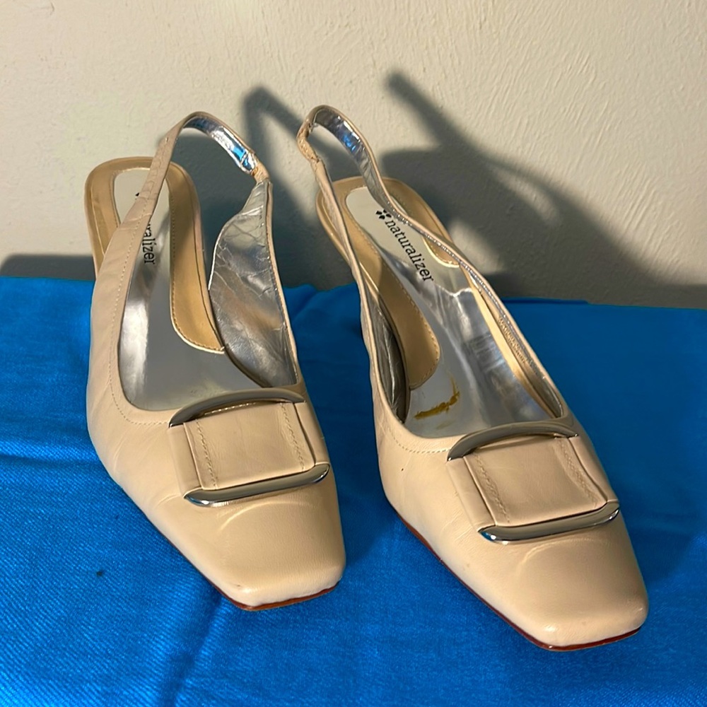 👠Naturalizer Bone Sling Backs - 8W